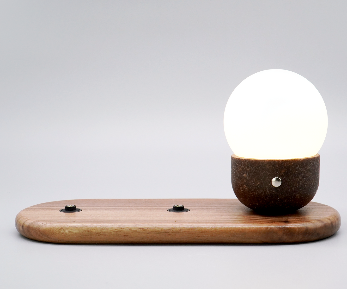 COBBLE,set of three,biowaste small table lamp,magnetic charging for more lamps- IP44