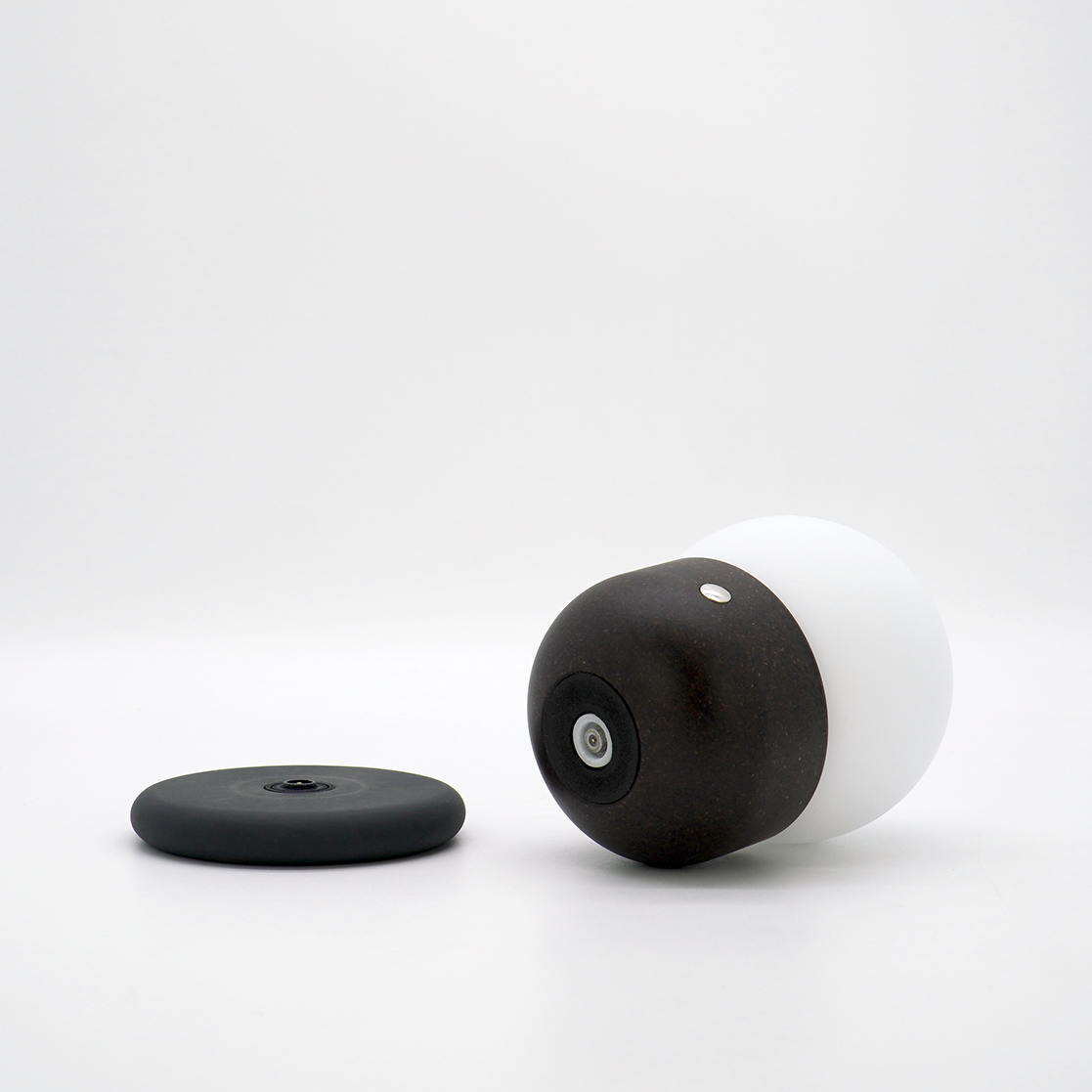 COBBLE,biowaste small table lamp,portable,CCT & dimmable,magnetic charging for more lamps- IP44