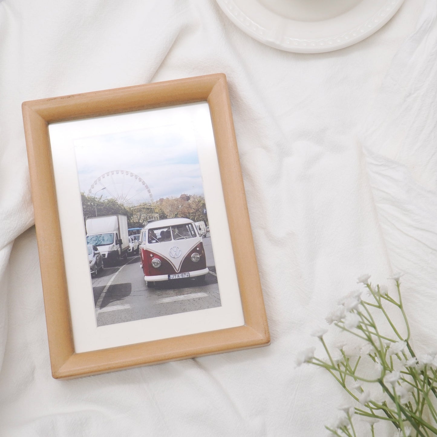 Bio-waste material made photo frame