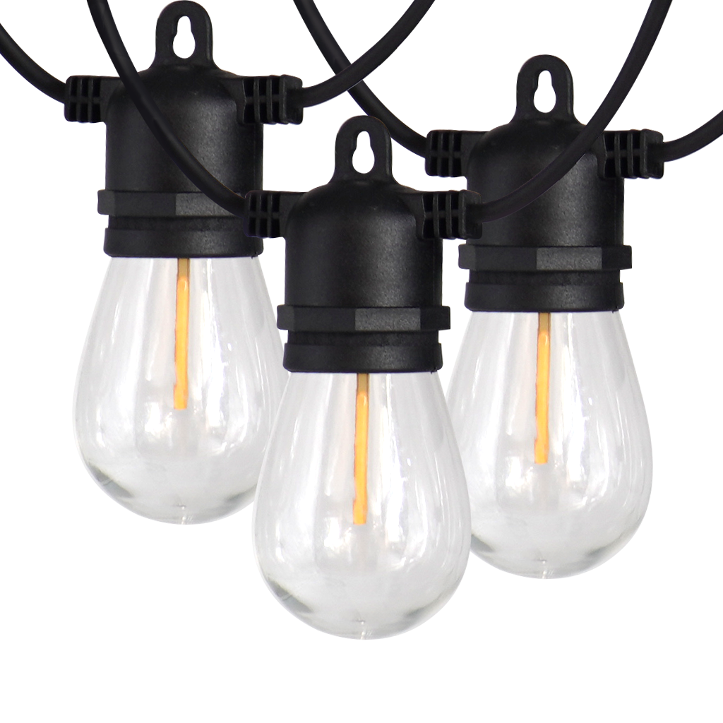 CANDEO-10L single filament warm white string lights, IP44