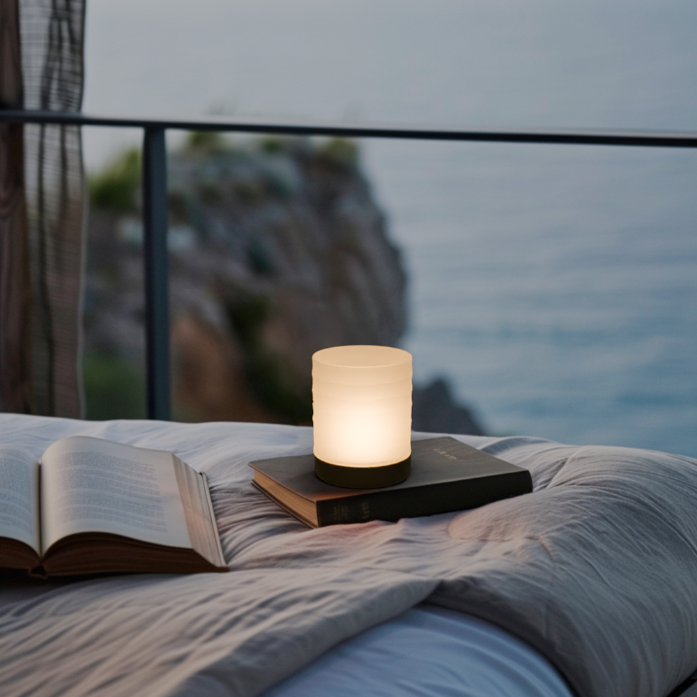 KANDLE-SANTIN LAMP, small table lamp,suitable for use in livingrooms,hallways,balconys and bars-IP44