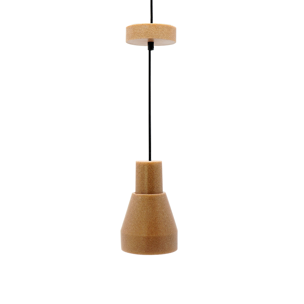 Pendant lamp,biowaste pendant light, environment friendly,adjustable cord & unique design-IP20