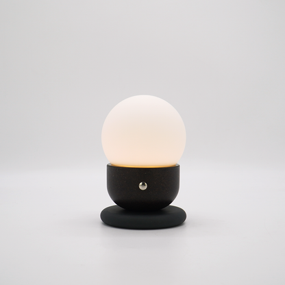 COBBLE,biowaste small table lamp,portable,CCT & dimmable,magnetic charging for more lamps- IP44