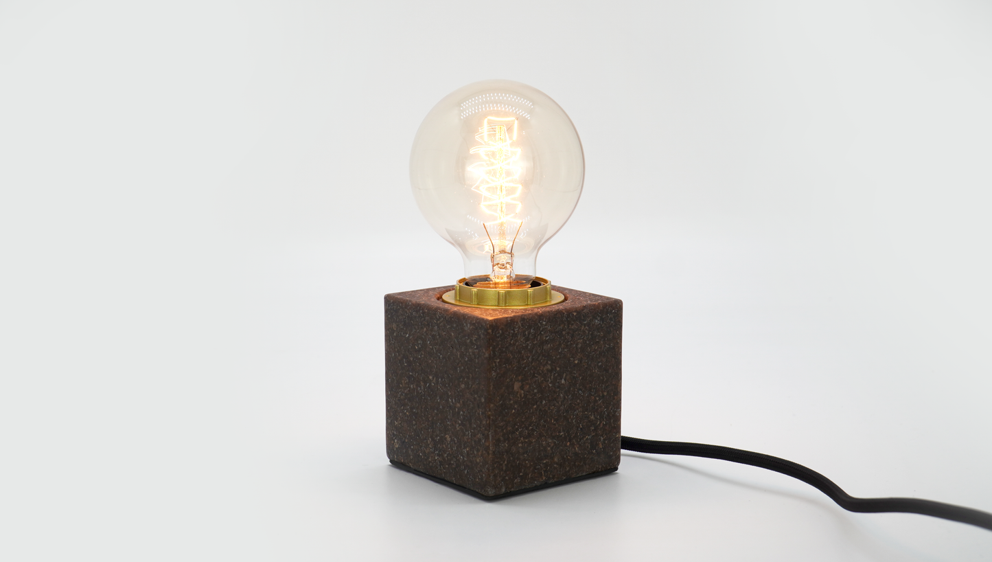 Geometric lamp,biowaste small table lamp,dimmerable,high voltage-IP20