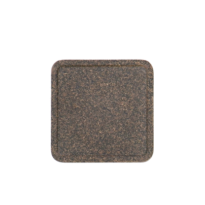 Bio-waste made square coaster - coffee ground