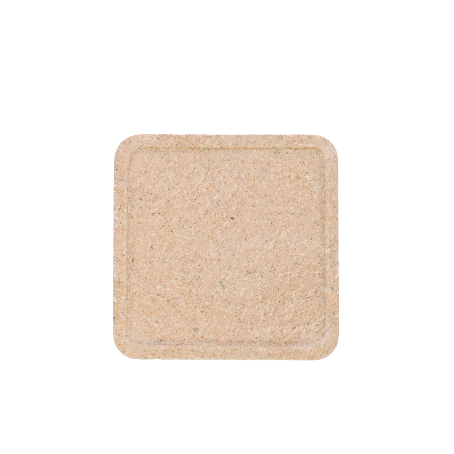 Bio-waste made square coaster - straw