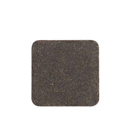 Bio-waste made square coaster - coffee ground