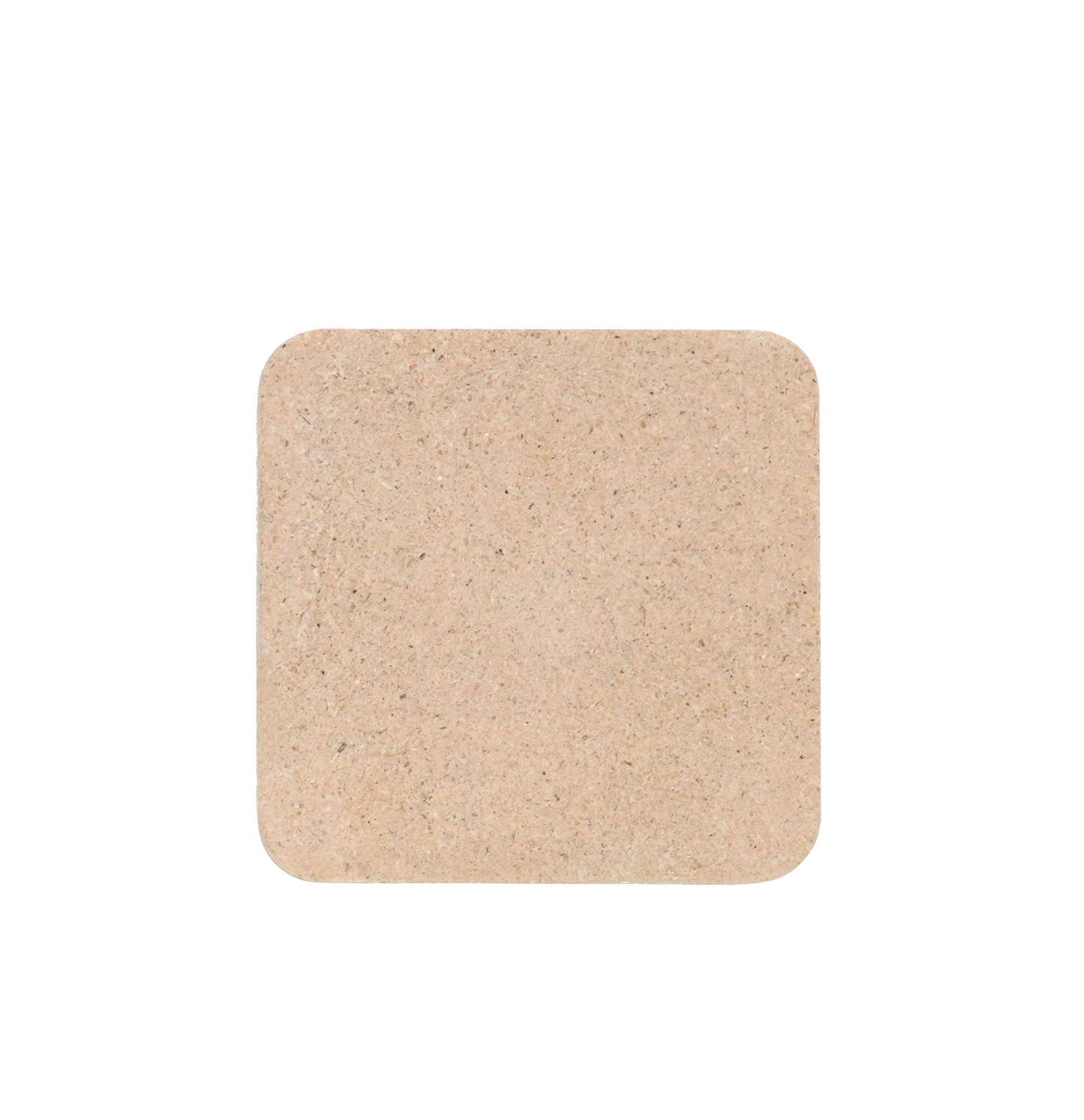 Bio-waste made square coaster - straw