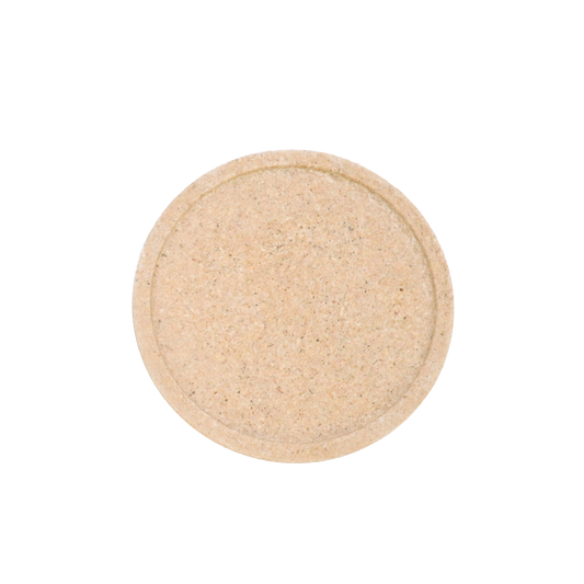 Bio-waste made  circle coaster - straw