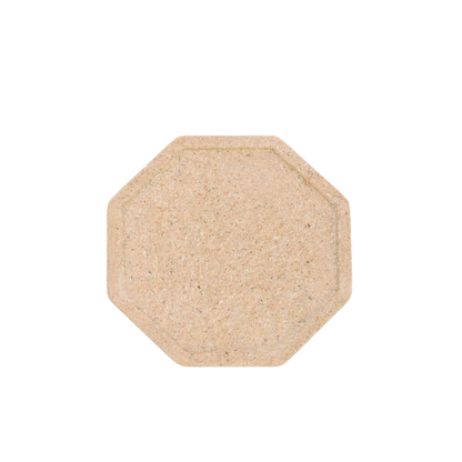 Bio-waste made   hexagon coaster - straw