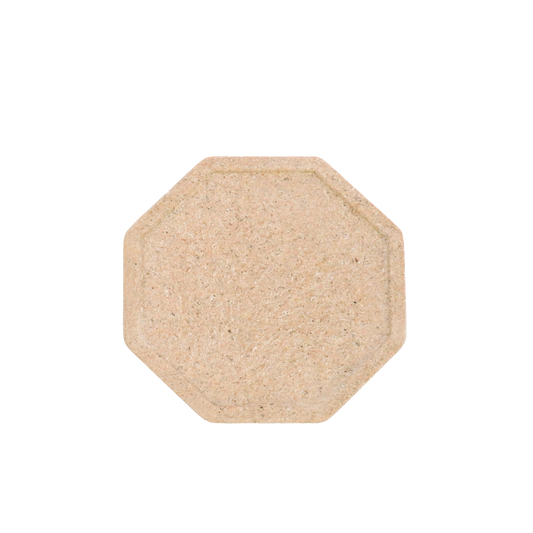 Bio-waste made   hexagon coaster - straw