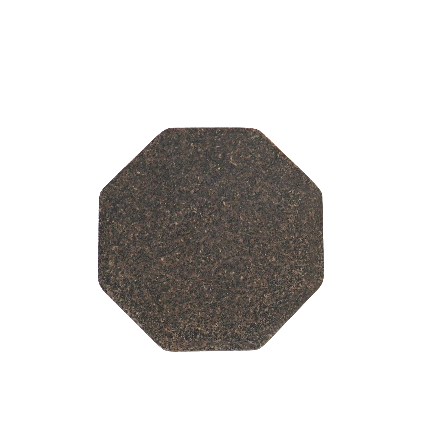 Bio-waste made   hexagon coaster - coffee ground