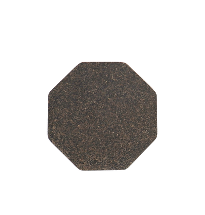 Bio-waste made   hexagon coaster - coffee ground