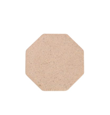 Bio-waste made   hexagon coaster - straw
