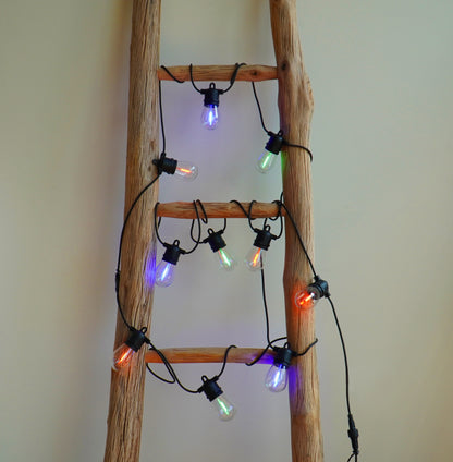 CANDEO-10L single filament warm white + RGB string lights, IP44-Adaptor