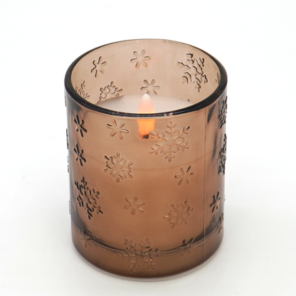 LANOVA - WISKEY CUP - flameless LED Battery Operated  Candles with remote-IP20