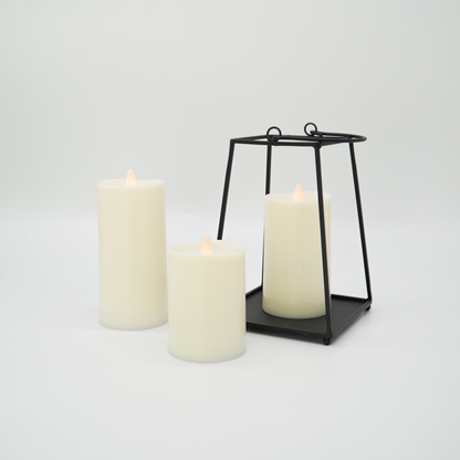 VIVIDA-PLASTIC,flameless LED Battery Operated  Candles with remote-IP44