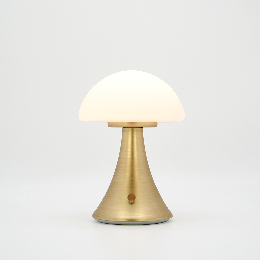 BRISA,Mushroom small Lamp, Table Bedside Nightstand Lamp for Bedroom, Cute Mini Modernized-IP44