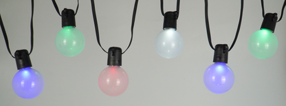 LUCEO-20L G50 LED bulb color changing string lights, IP44