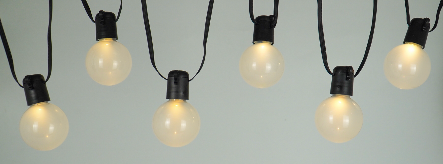LUCEO-20L G50 LED bulb color changing string lights, IP44