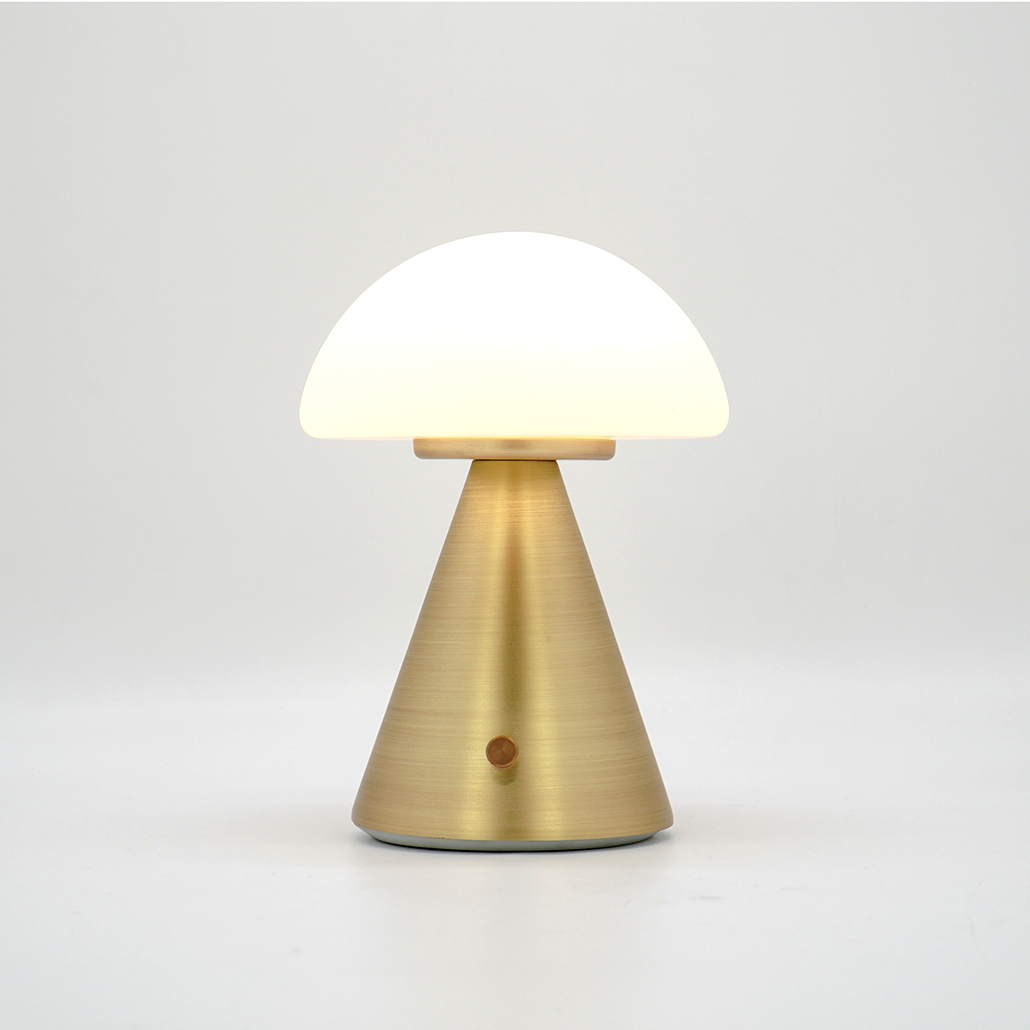 BRISA,Mushroom small Lamp, Table Bedside Nightstand Lamp for Bedroom, Cute Mini Modernized-IP44