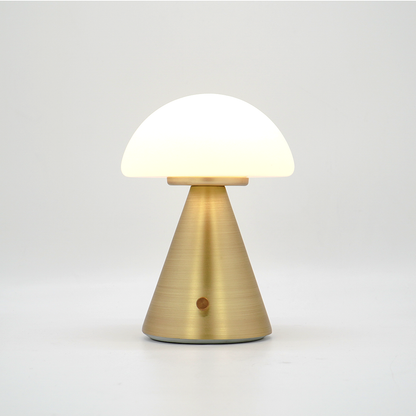 BRISA,Mushroom small Lamp, Table Bedside Nightstand Lamp for Bedroom, Cute Mini Modernized-IP44