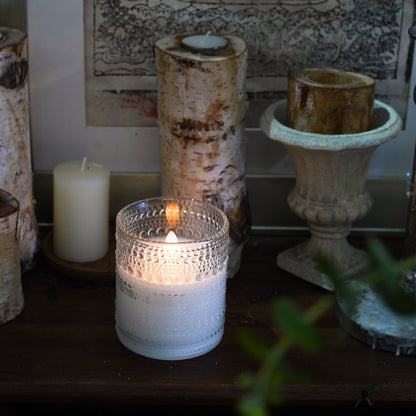 LANOVA - WISKEY CUP - flameless LED Battery Operated  Candles with remote-IP20