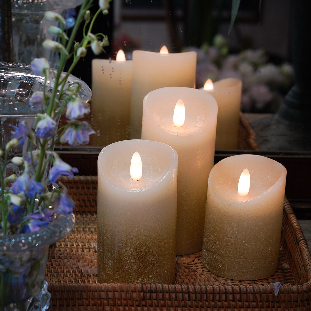 VIVIDA-REAL WAX,flameless LED Battery Operated  Candles with remote-IP20
