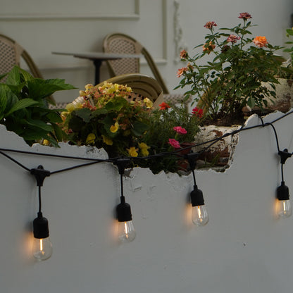 ARDOR-10L P27 LED bulb warm white string lights, IP44--Adaptor