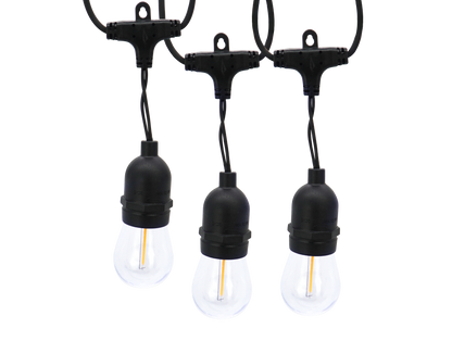 ARDOR-10L P27 LED bulb warm white string lights, IP44--Adaptor