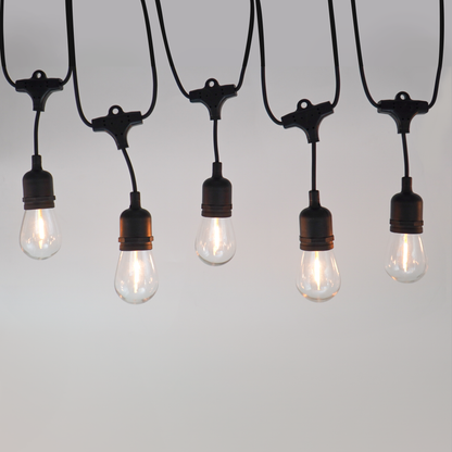 ARDOR-10L P27 LED bulb warm white string lights, IP44--Adaptor