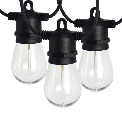 CANDEO-10L single filament warm white + RGB string lights, IP44