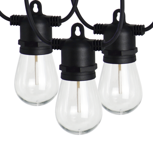CANDEO-10L single filament warm white + RGB string lights, IP44