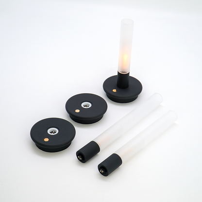 EVERGLOW,Stimulated flame tube lights,dimmer & long lasting,USB charging-IP44