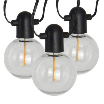 LUCIS-20L single filament warm white string lights, IP44-Solar