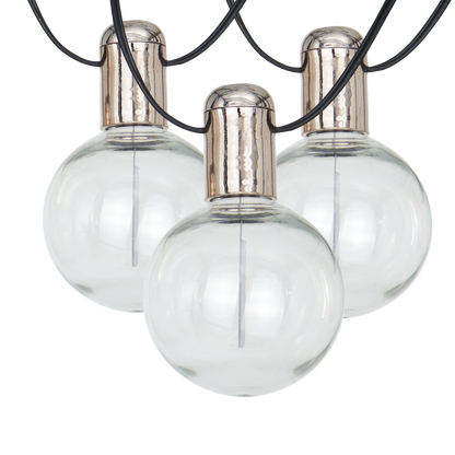 LUX-20L single filament warm white+RGB string lights, IP20-Adaptor