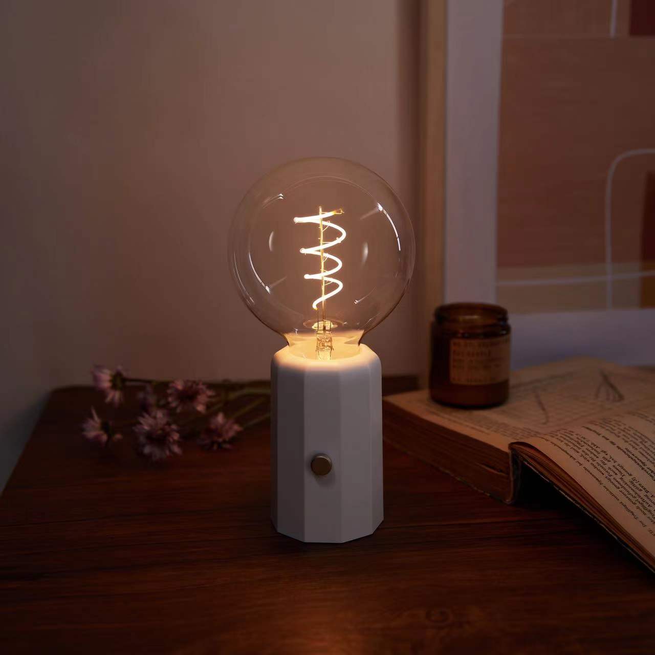 BUBBLE,novelty design table lamp,customized pattern,stepless brightness and replaceable bulb-IP20