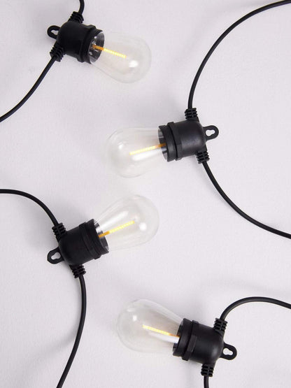 CANDEO-10L single filament warm white string lights, IP44