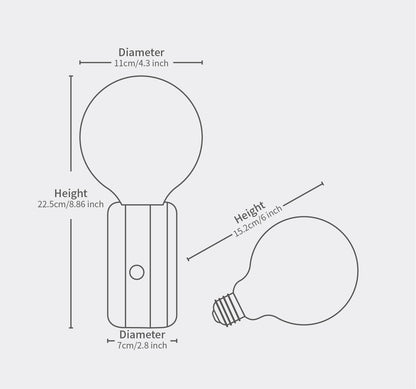 BUBBLE,novelty design table lamp,customized pattern,stepless brightness and replaceable bulb-IP20