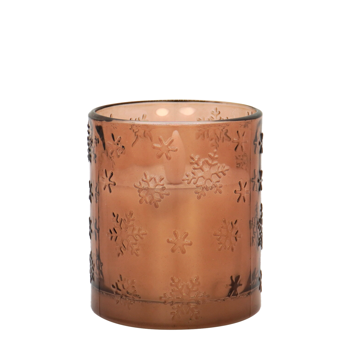LANOVA - WISKEY CUP - flameless LED Battery Operated  Candles with remote-IP20