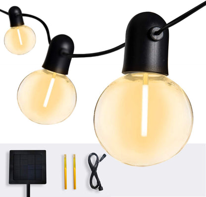 LUCIS-20L single filament warm white string lights, IP44